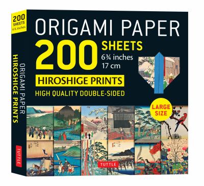 Origami Paper 200 Sheets Hiroshige Prints 6 3/4 (17 Cm)