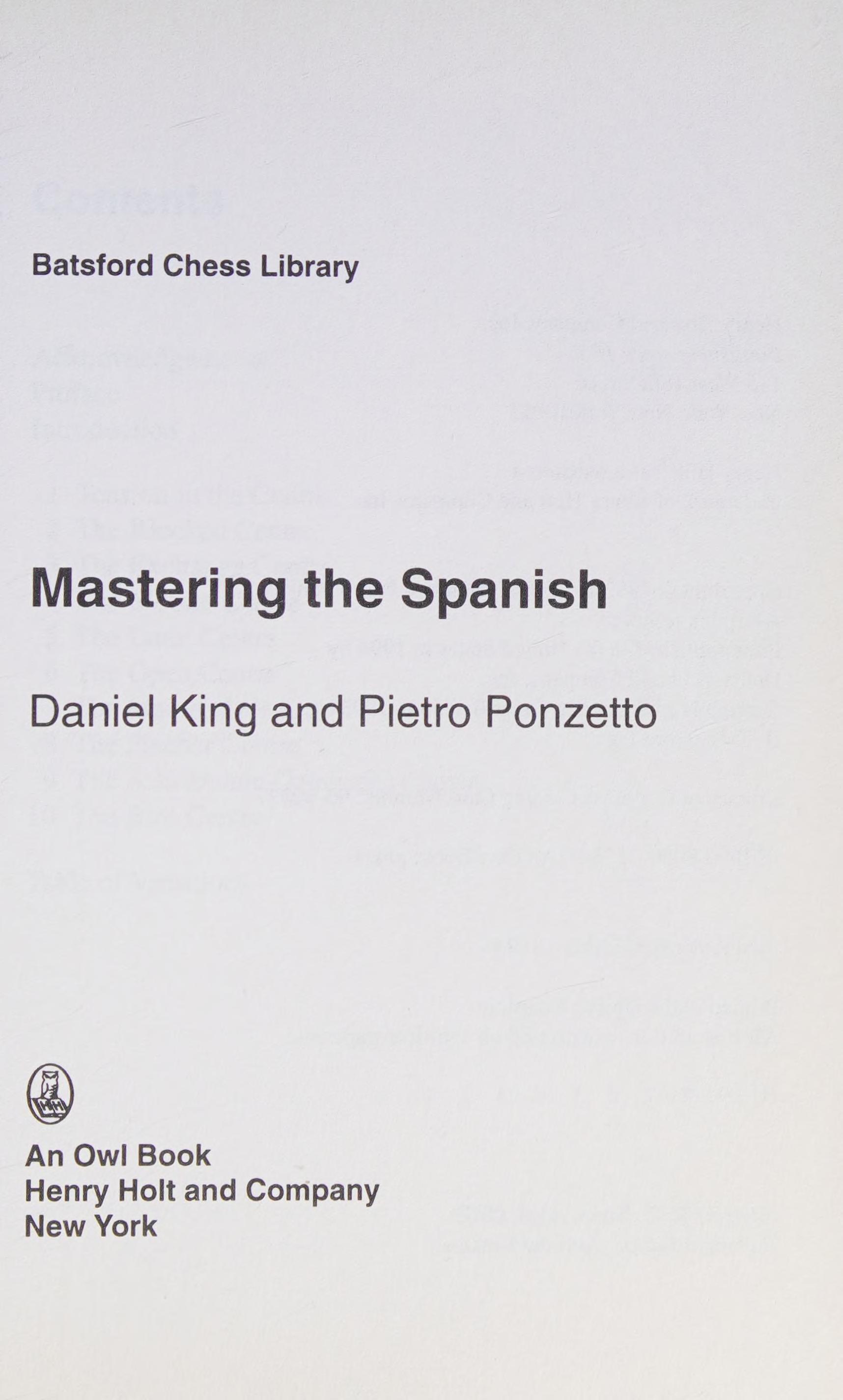 Mastering the Spanish
