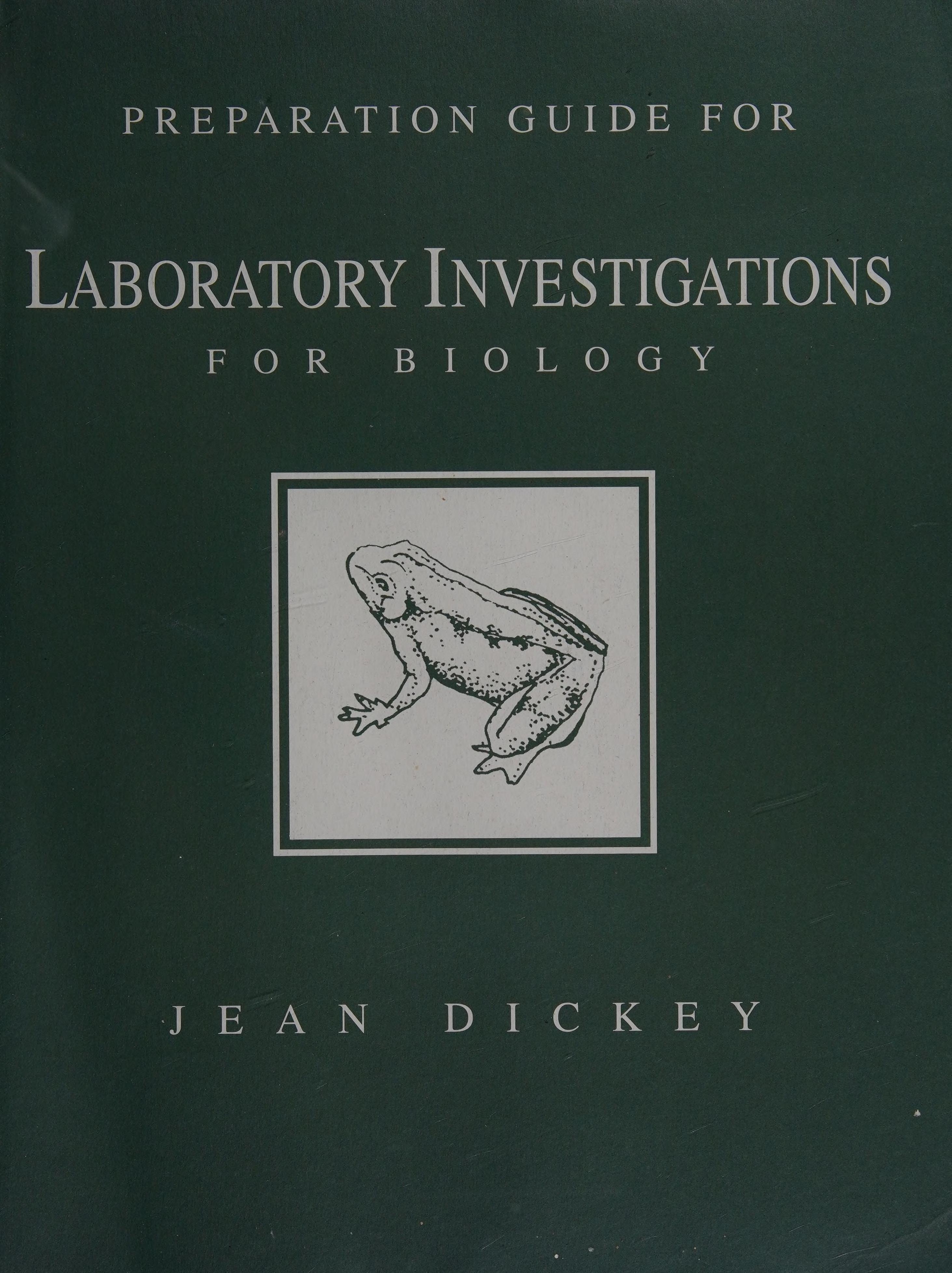 Lab Investigation: Preparation Guide