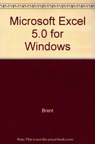 Microsoft Excel 5.0 for Windows