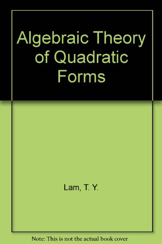 The Algebraic Theory Of Quadratic Forms