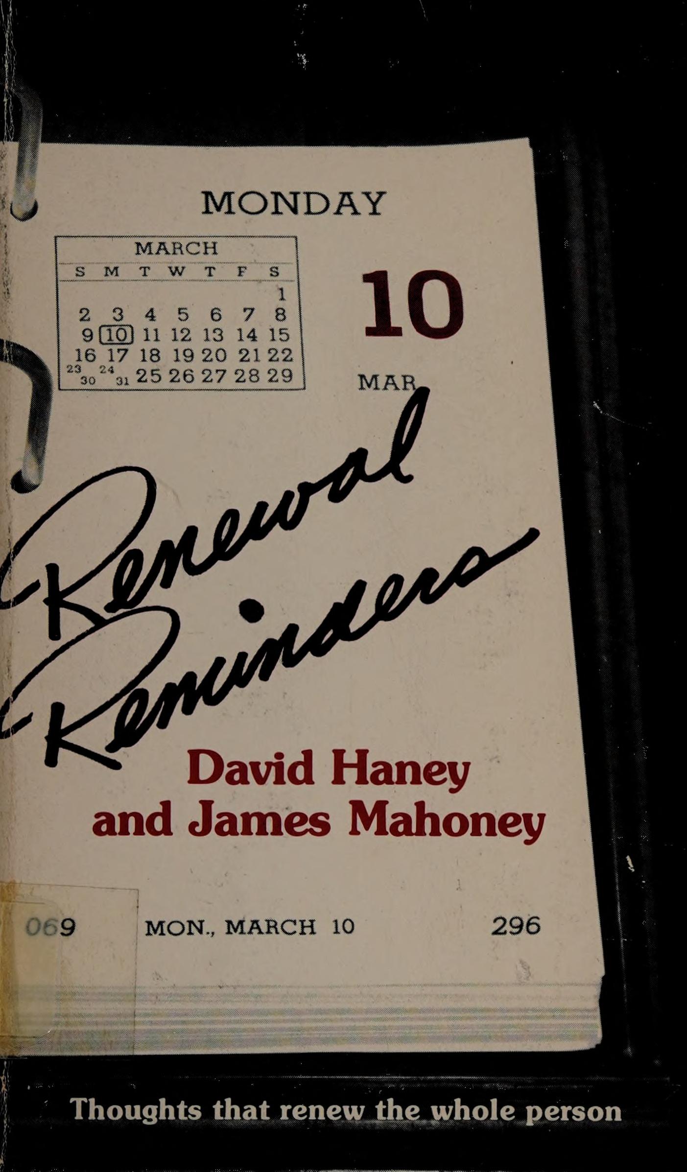 Renewal Reminders