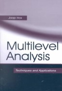 Multilevel Analysis: Techniques And Applications