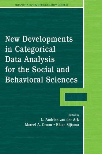 New Developments in Categorical Data Analysis for the Social Behavioral Science Quantitative Methodology Series Quantitative Methodology Series