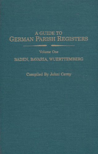 Guide To German Parish Registers
