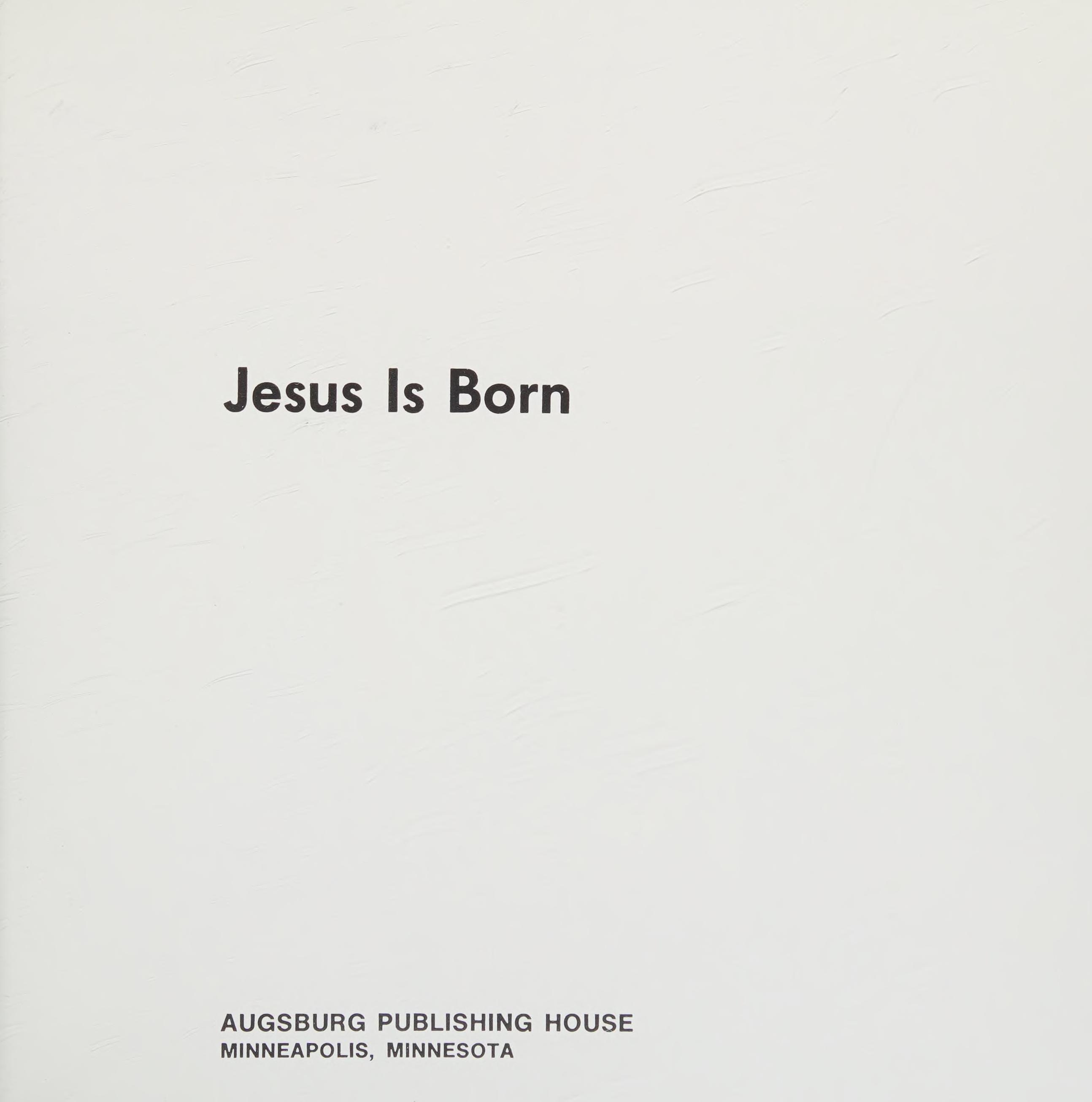 Jesus Is Born