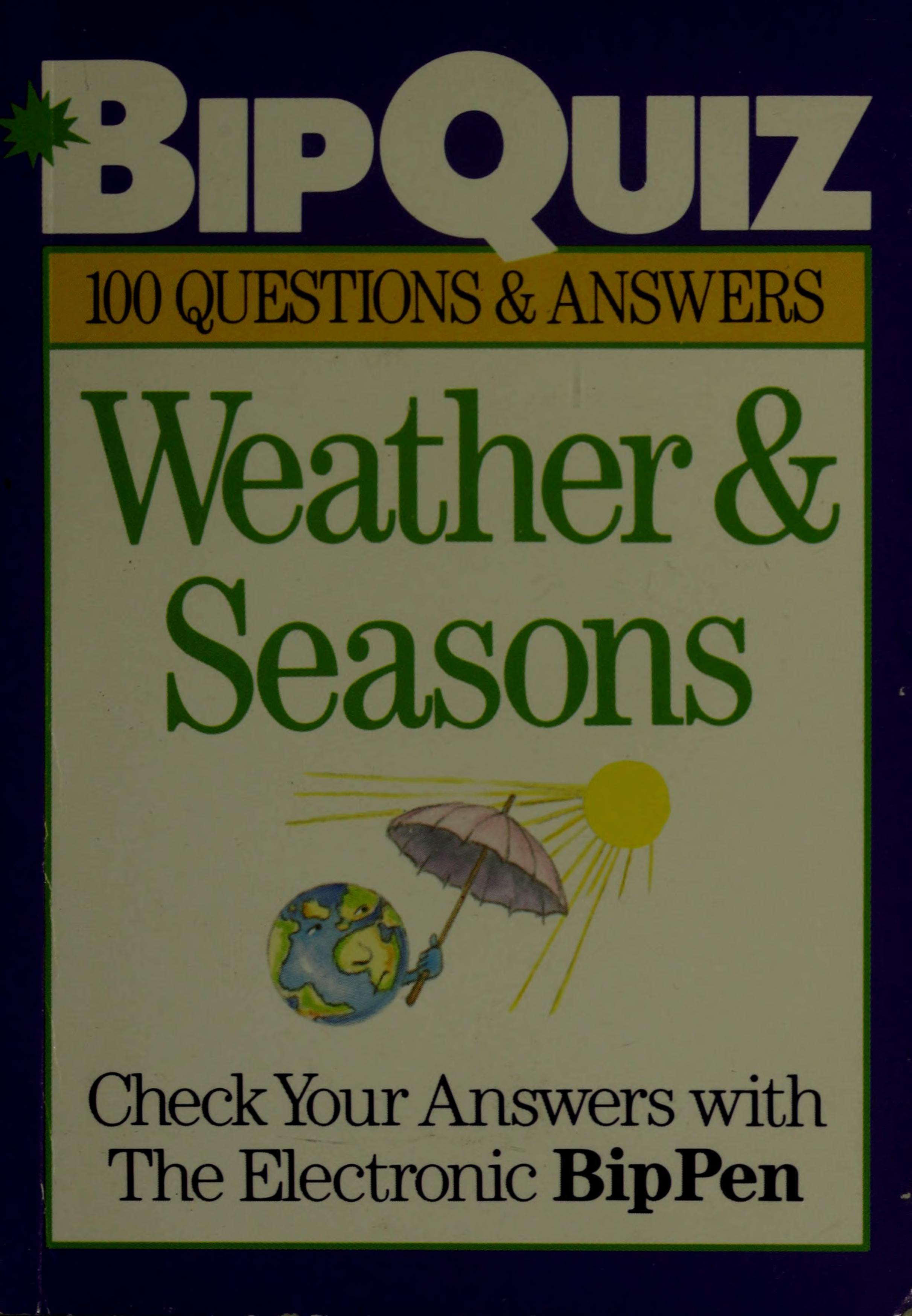 Weather and Seasons