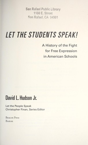 Let the Students Speak!