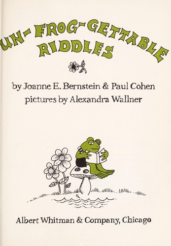 Un-frog-gettable riddles