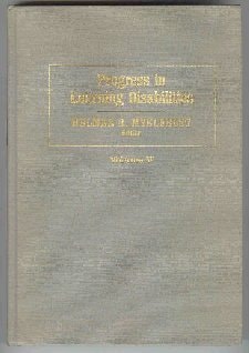 Progress In Learning Disabilities Volume V