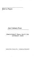 Work In Progress: Joyce Centenary Essays