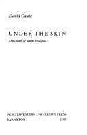 Under The Skin: The Death Of White Rhodesia