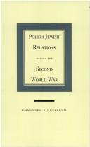 Polish-Jewish Relations During The Second World War