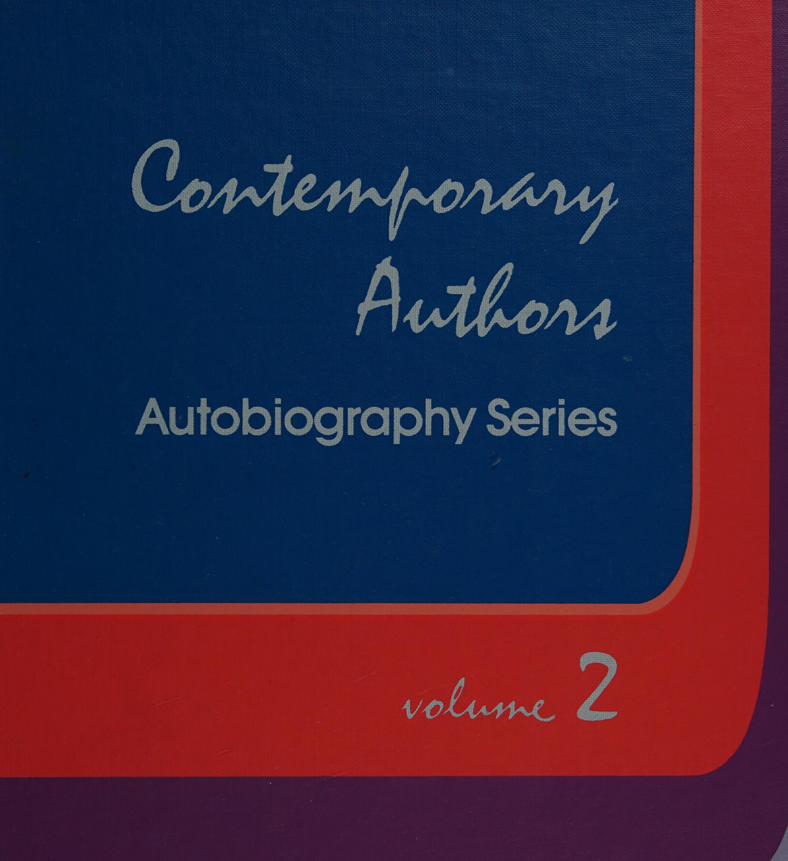 Contemporary Authors Autobiography Series