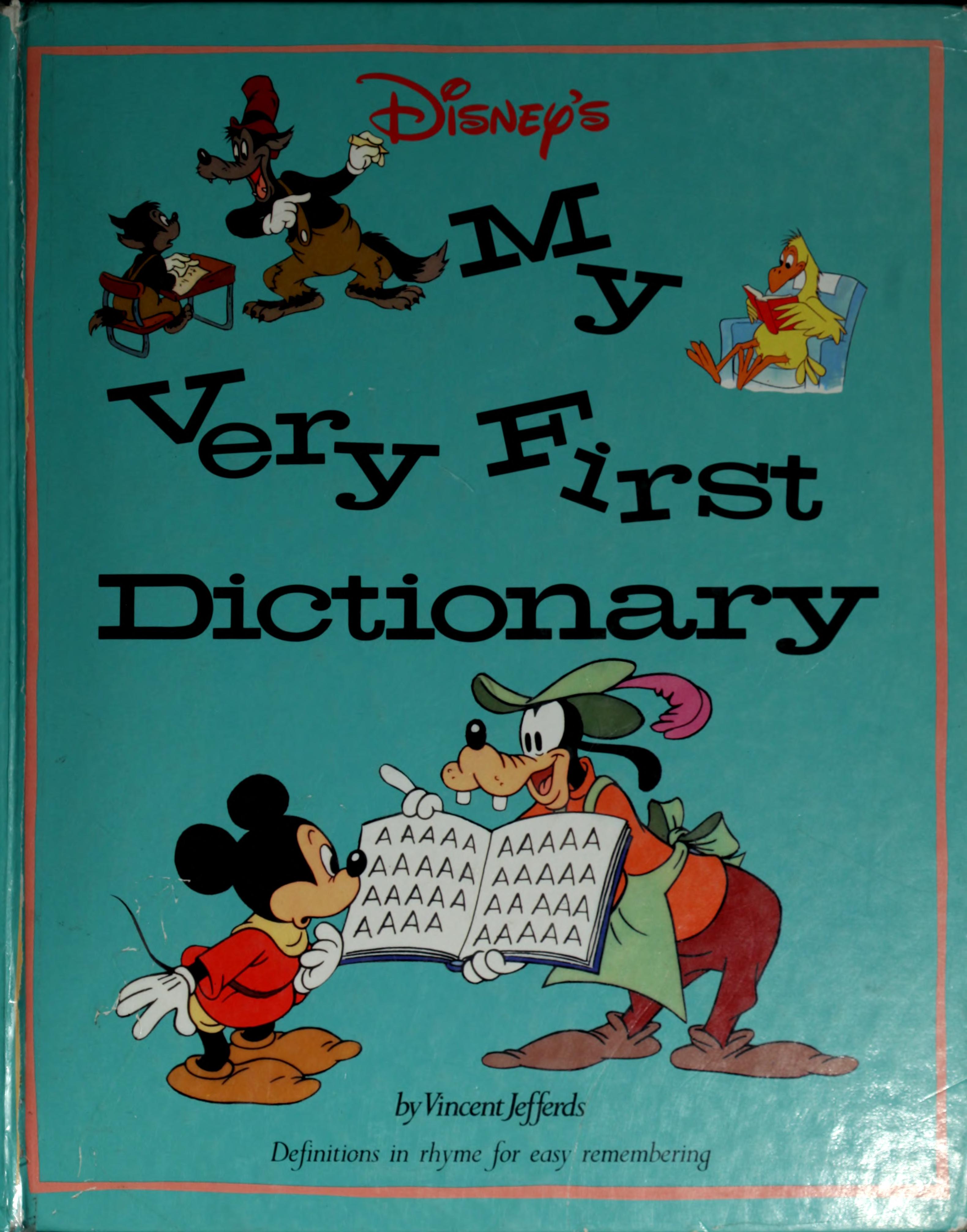Disneys My Very First Dictionary