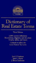 Dictionary Of Real Estate Terms
