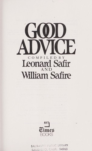 Good Advice