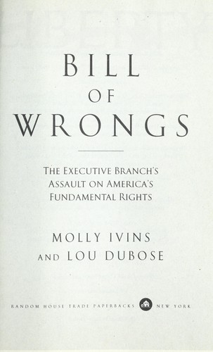 Bill of Wrongs