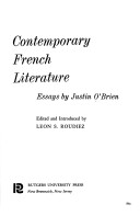 Contemporary French Literature;: Essays