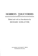 Hobbes'S Thucydides
