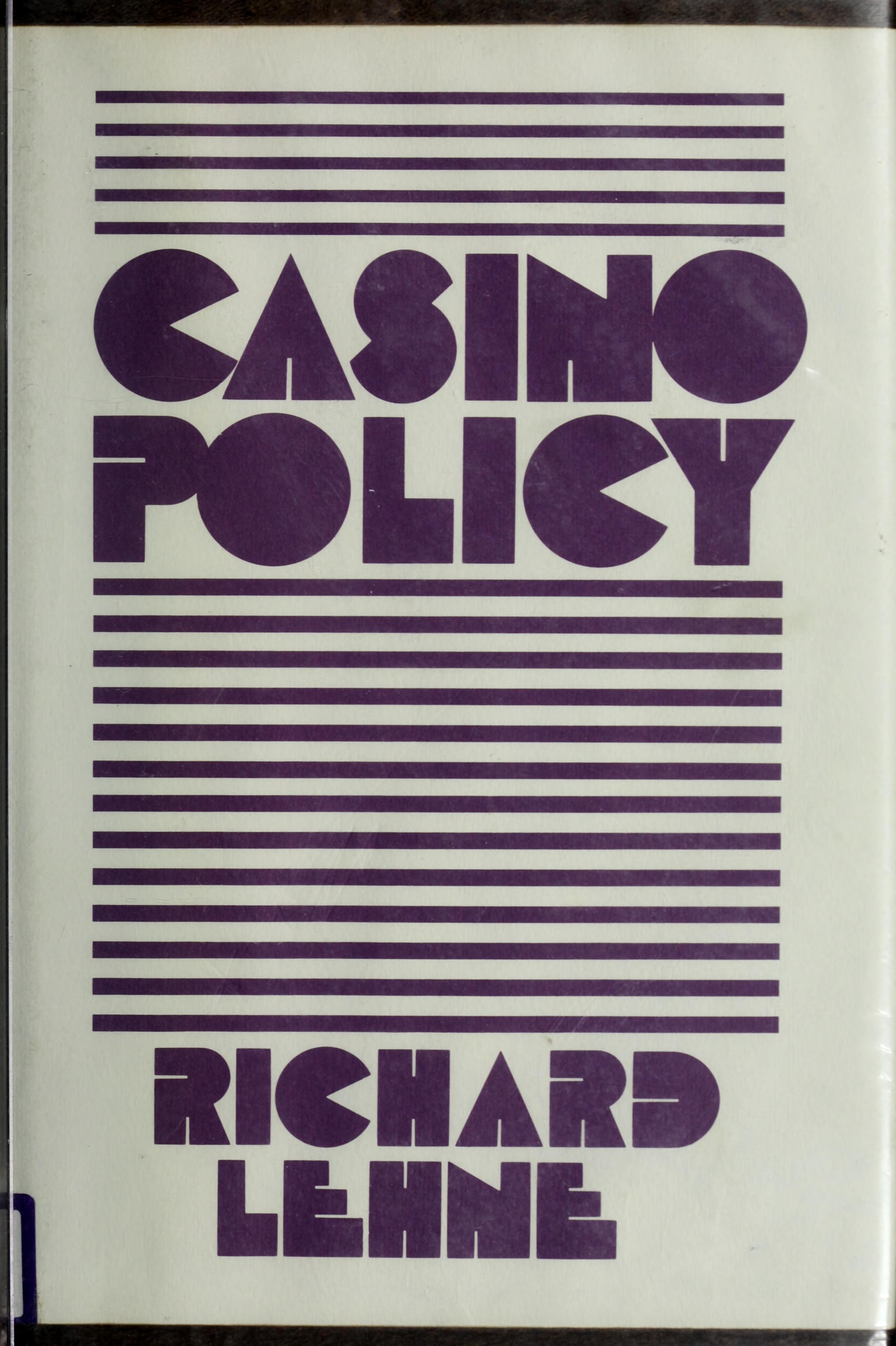 Casino policy