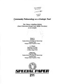 Community Paleoecology as a Geologic Tool