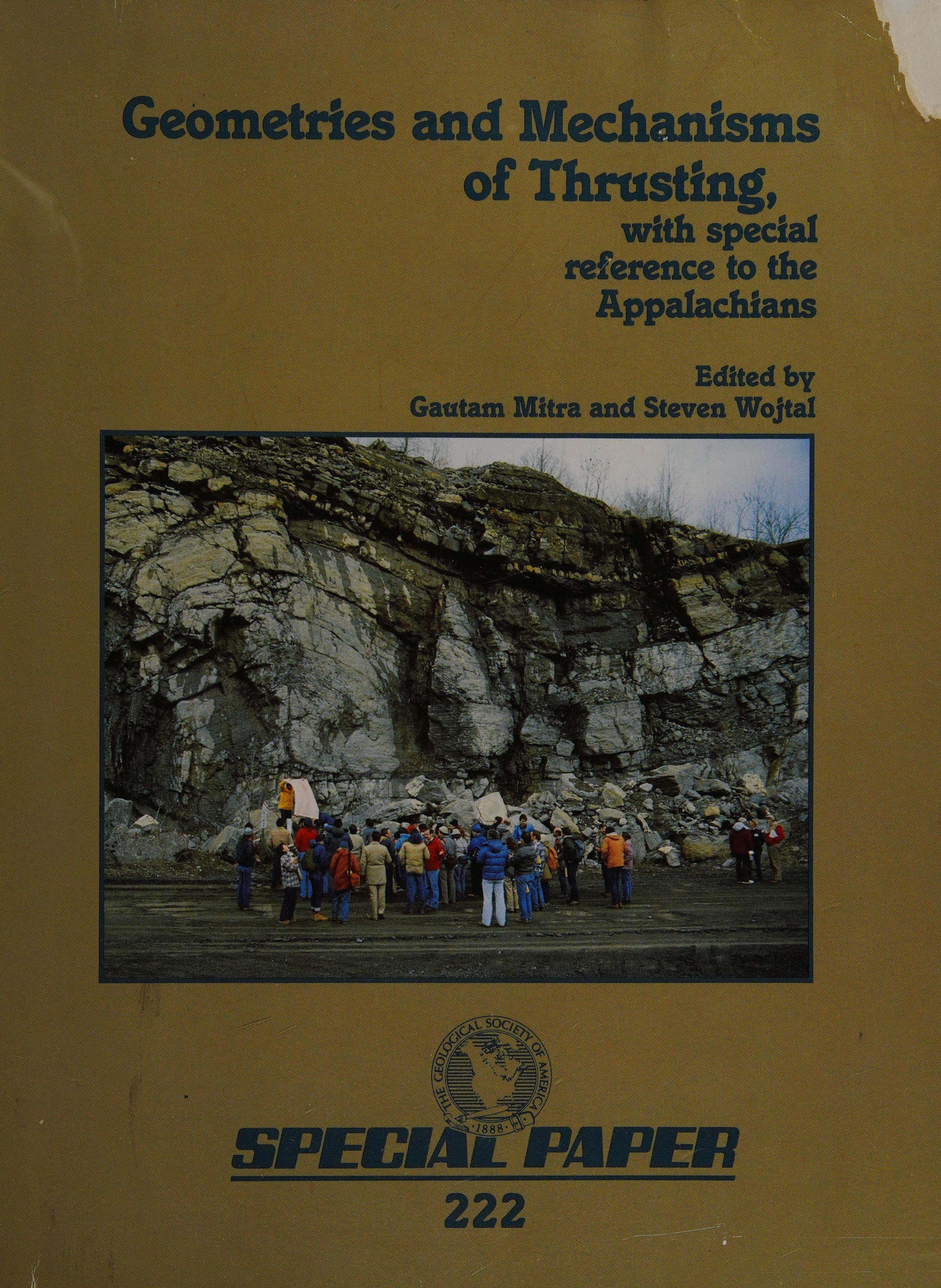 Geometries and Mechanisms of Thrusting With Special Reference to the Appalachians