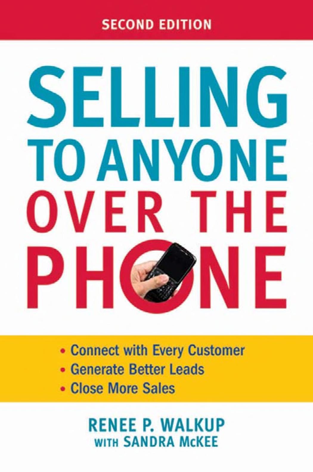 Selling to anyone over the phone