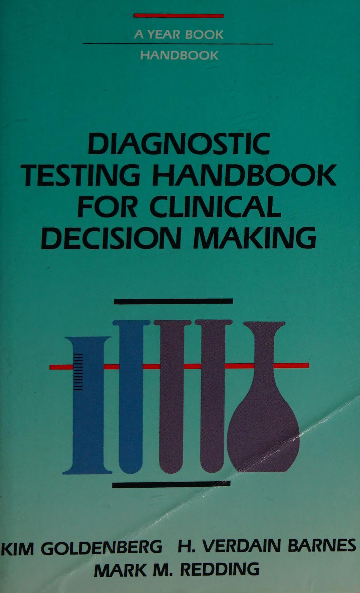 Diagnostic Testing Handbook For Clinical Decision Making