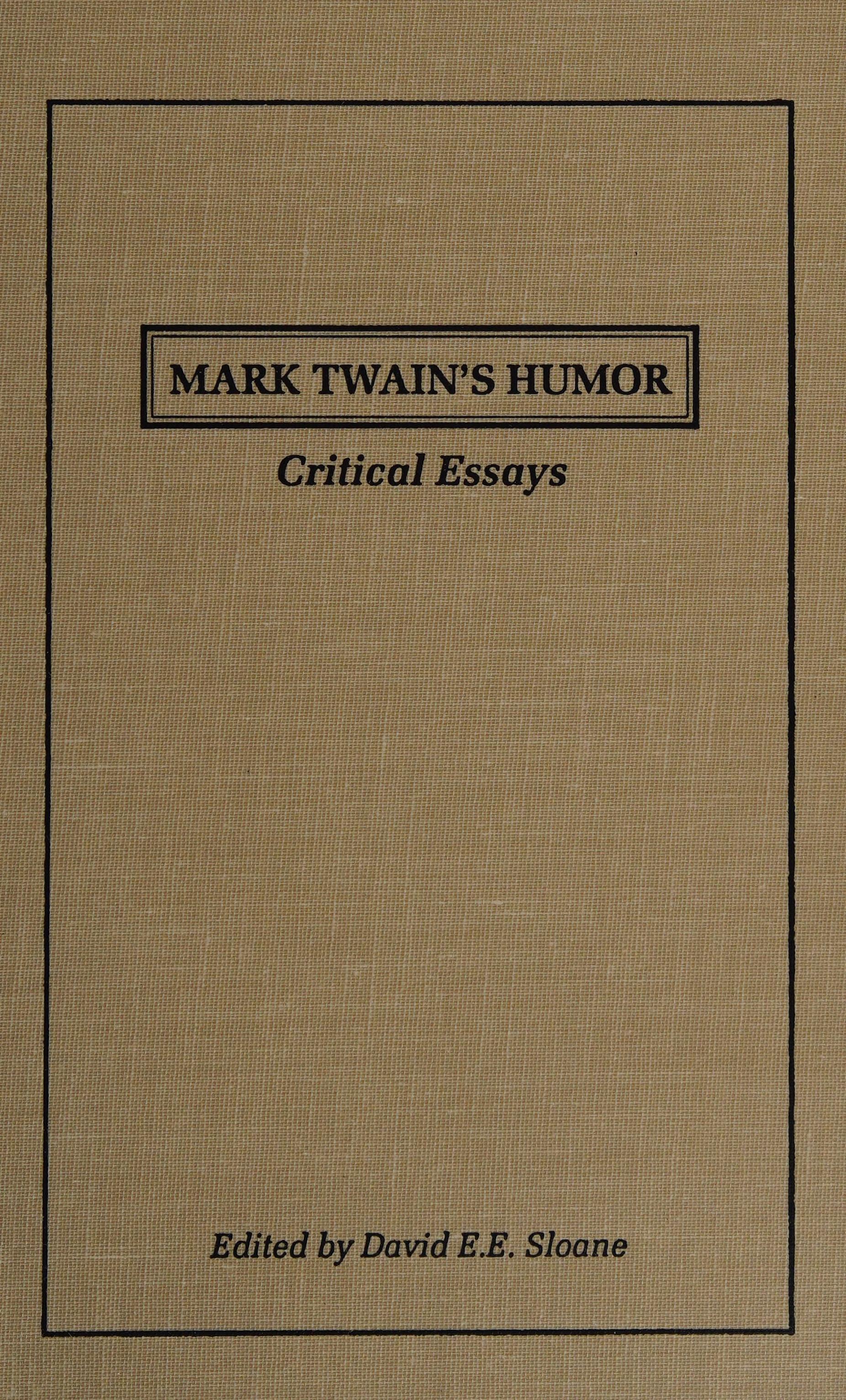 Mark Twain'S Humor
