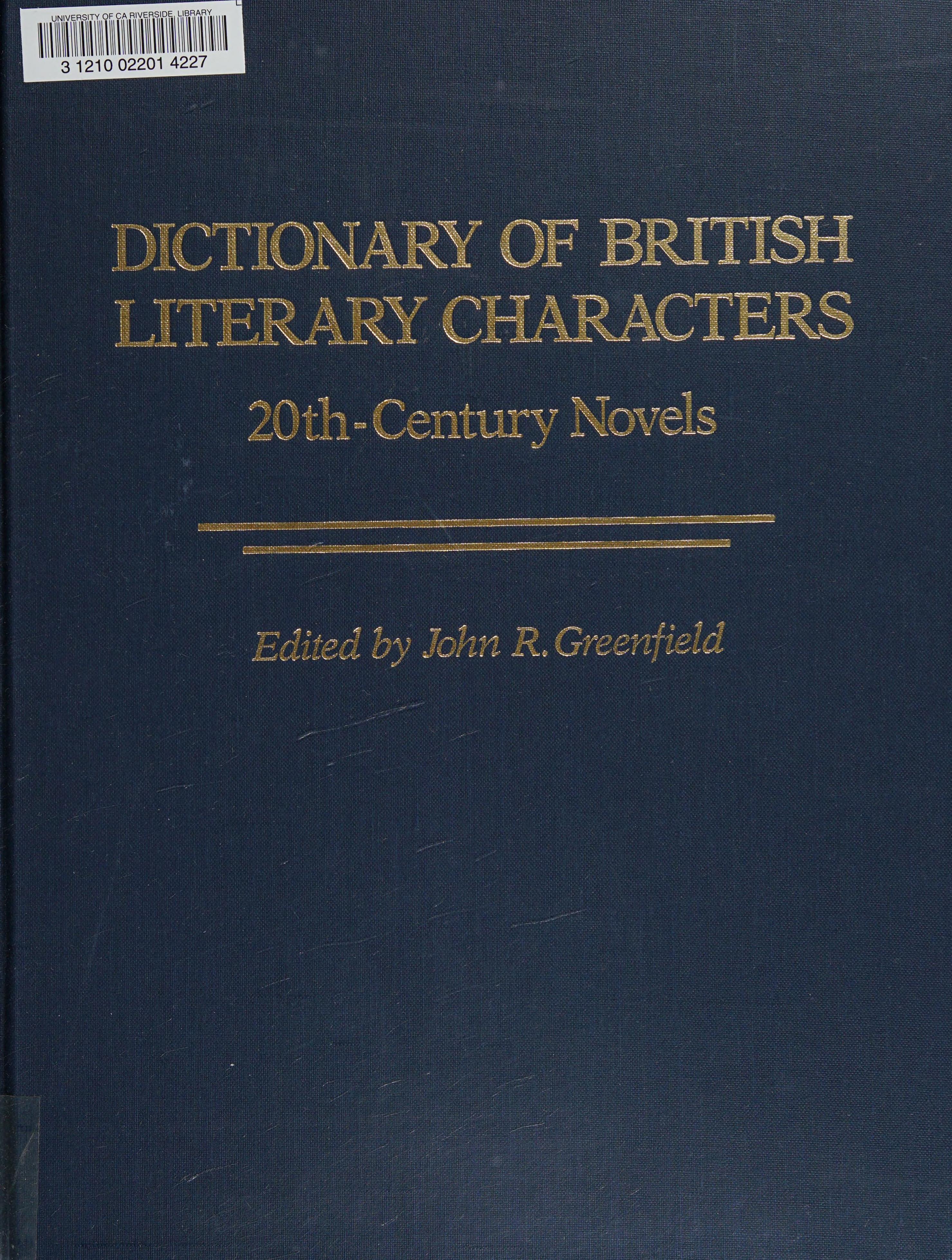 Dictionary of British Literary Characters
