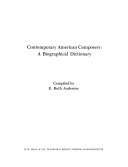 Contemporary American Composers