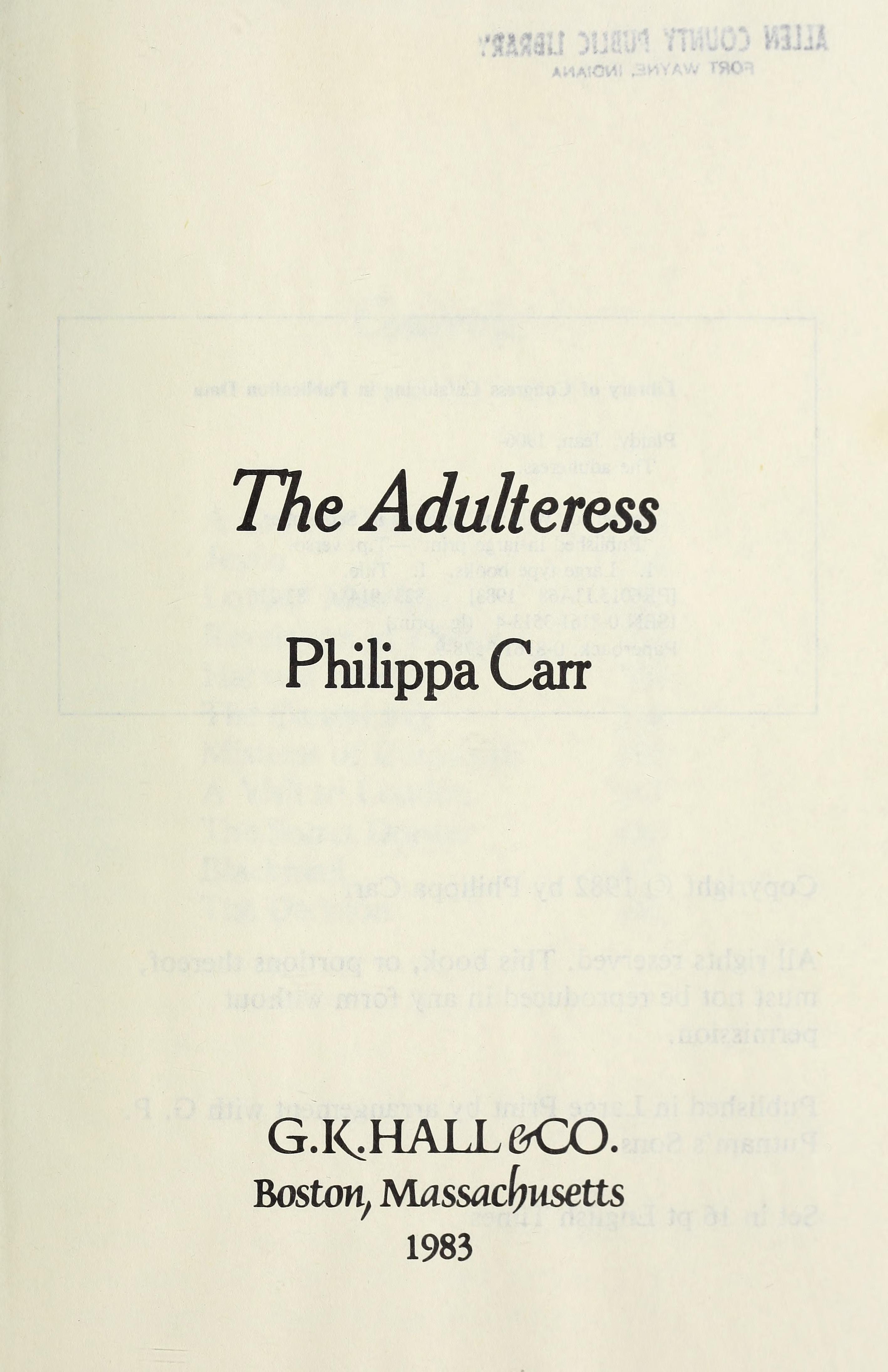 The Adulteress