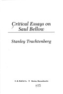 Critical Essays On Saul Bellow