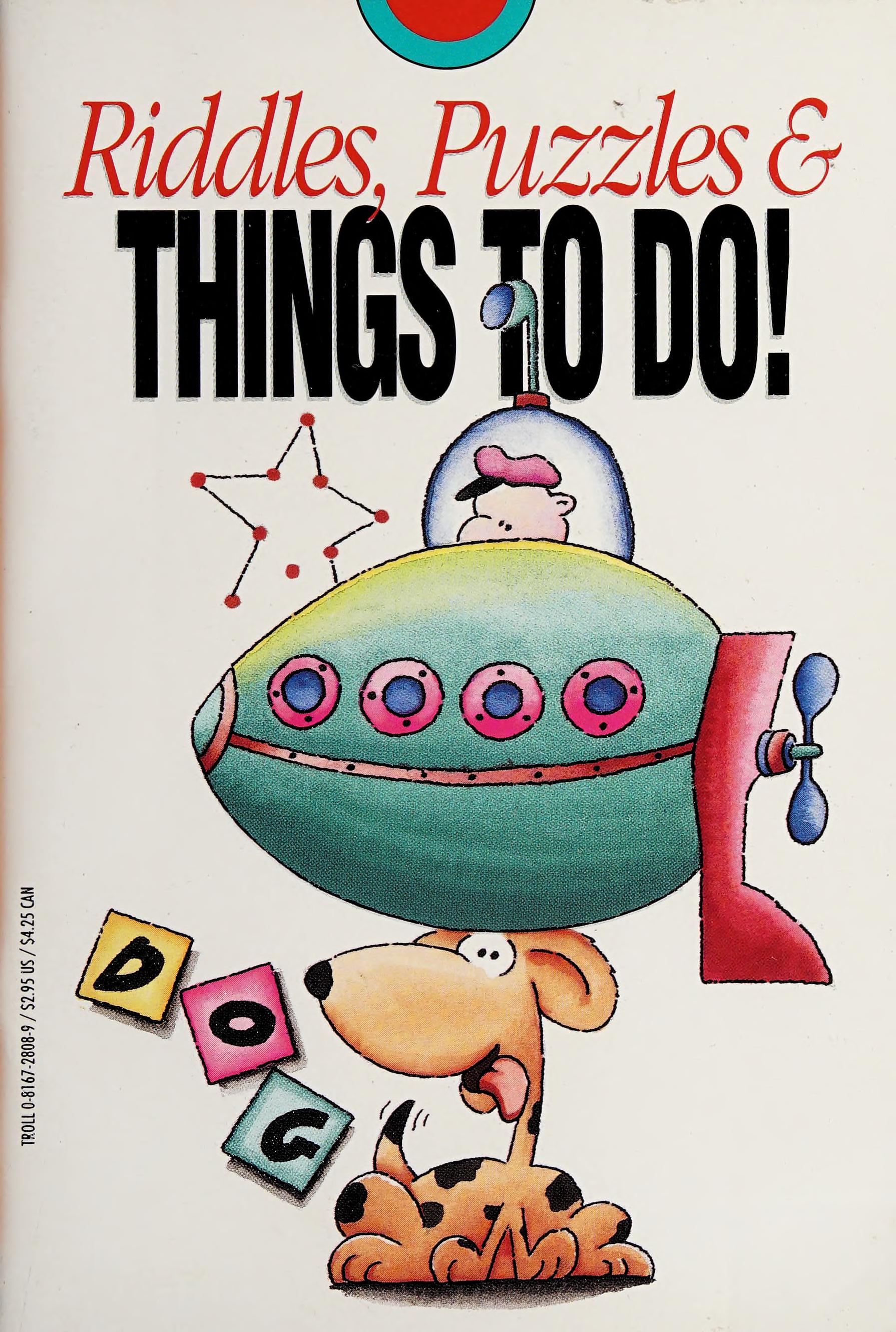 Riddles, Puzzles, and Things to Do