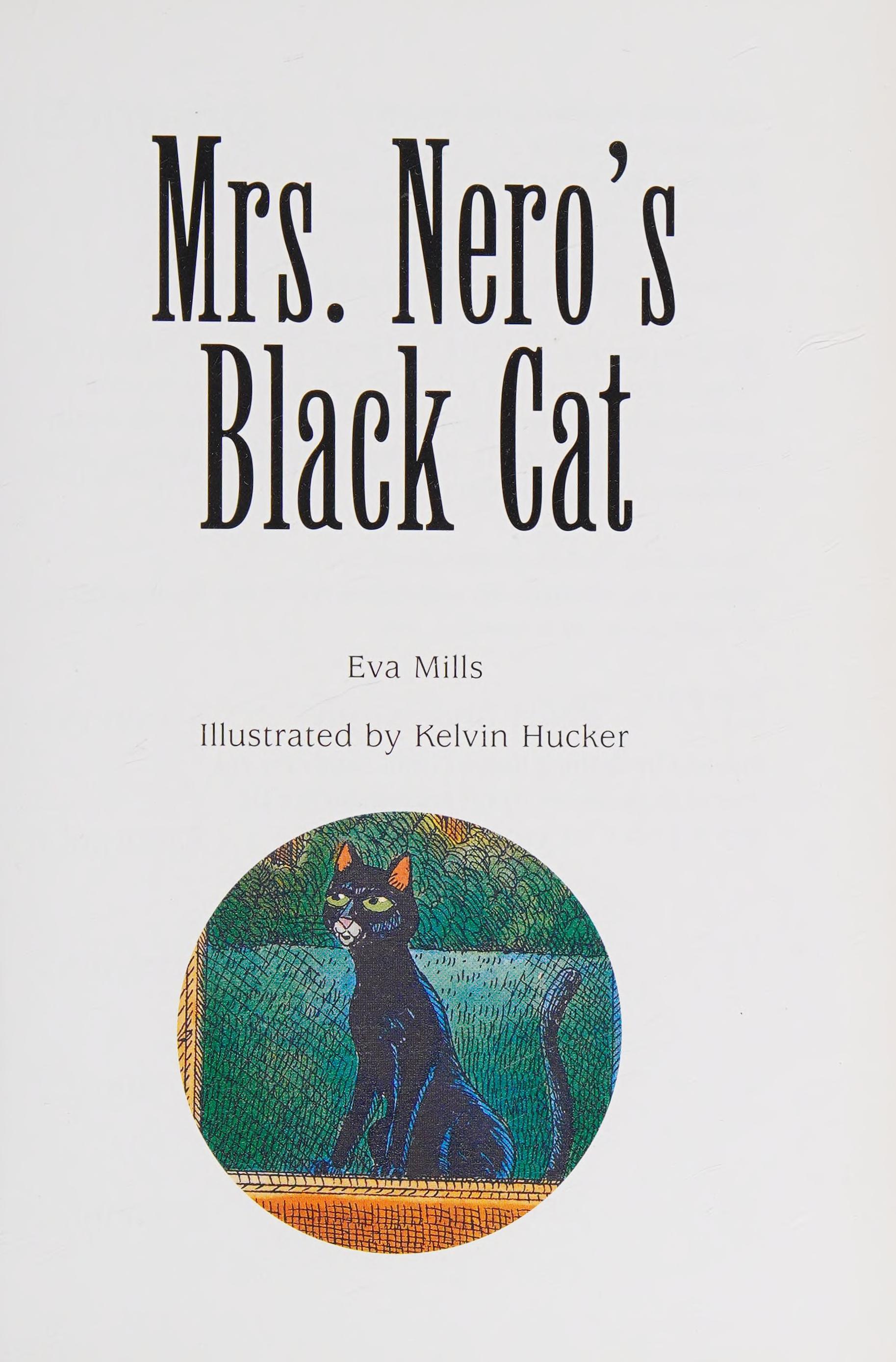 Mrs. Nero's Black Cat