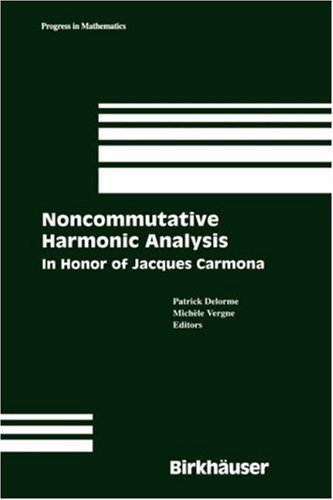 Noncommutative Harmonic Analysis: In Honor Of Jacques Carmona