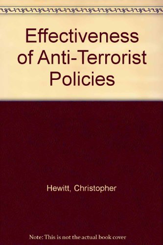 The effectiveness of anti-terrorist policies
