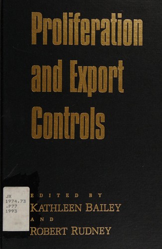 Proliferation And Export Controls