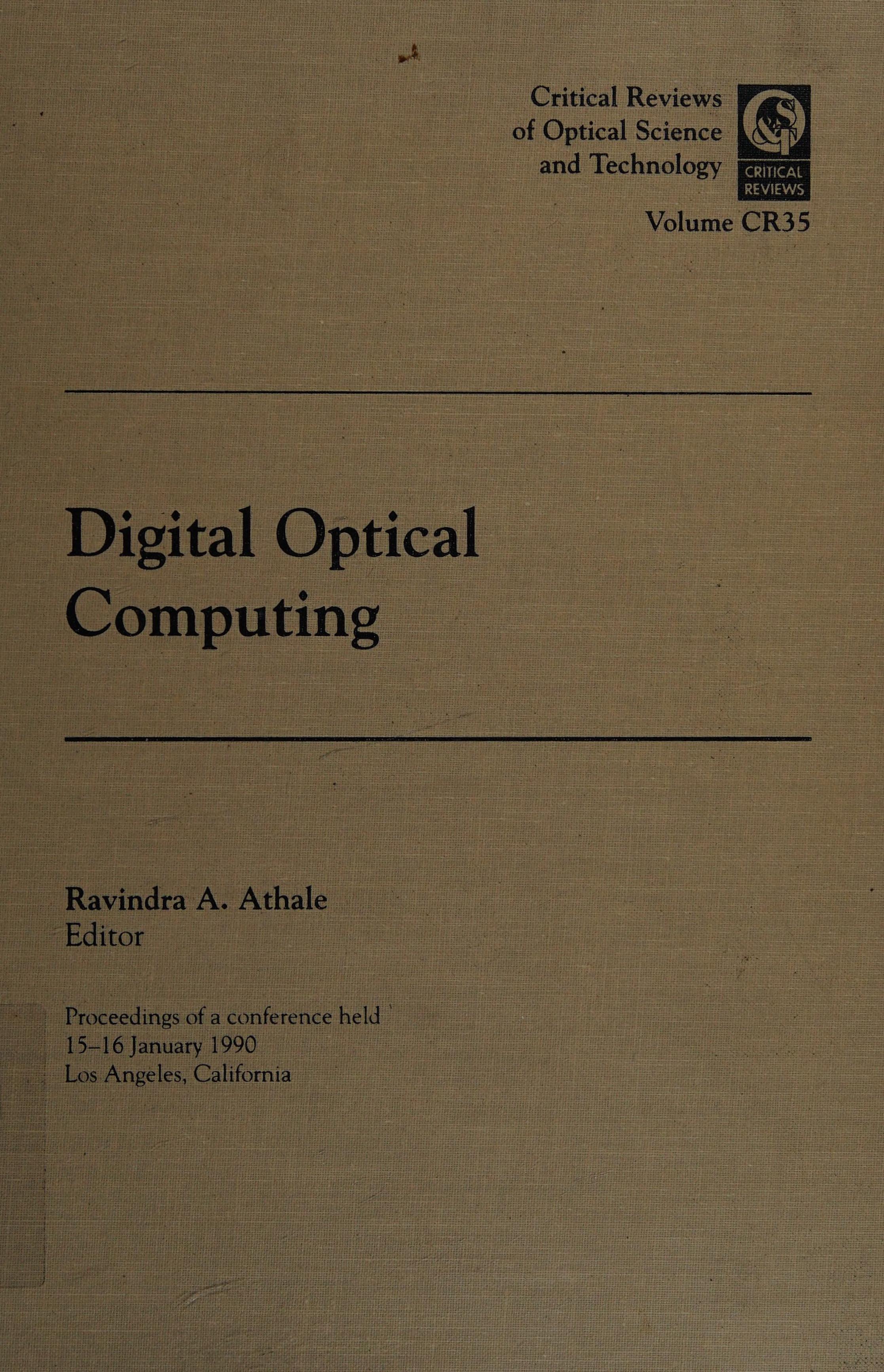 Digital Optical Computing