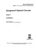 Integrated Optical Circuits: 3-4 September, 1991, Boston, Massachusetts