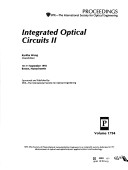 Integrated Optical Circuits Ii