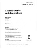 Acousto-Optics and Applications