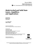 Mode-Locked and Solid State Lasers, Amplifiers, and Applications