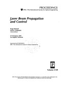 Laser Beam Propagation And Control: 25-26 January 1994 Los Angeles, California