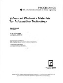 Advanced Photonics Materials for Information Technology