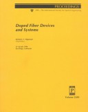 Doped Fiber Devices And Systems: 25-26 July 1994, San Diego, California
