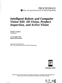 Intelligent Robots and Computer Vision Xiii