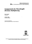 Components for Wavelength Division Multiplexing