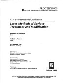 Laser Methods of Surface Treatment and Modification